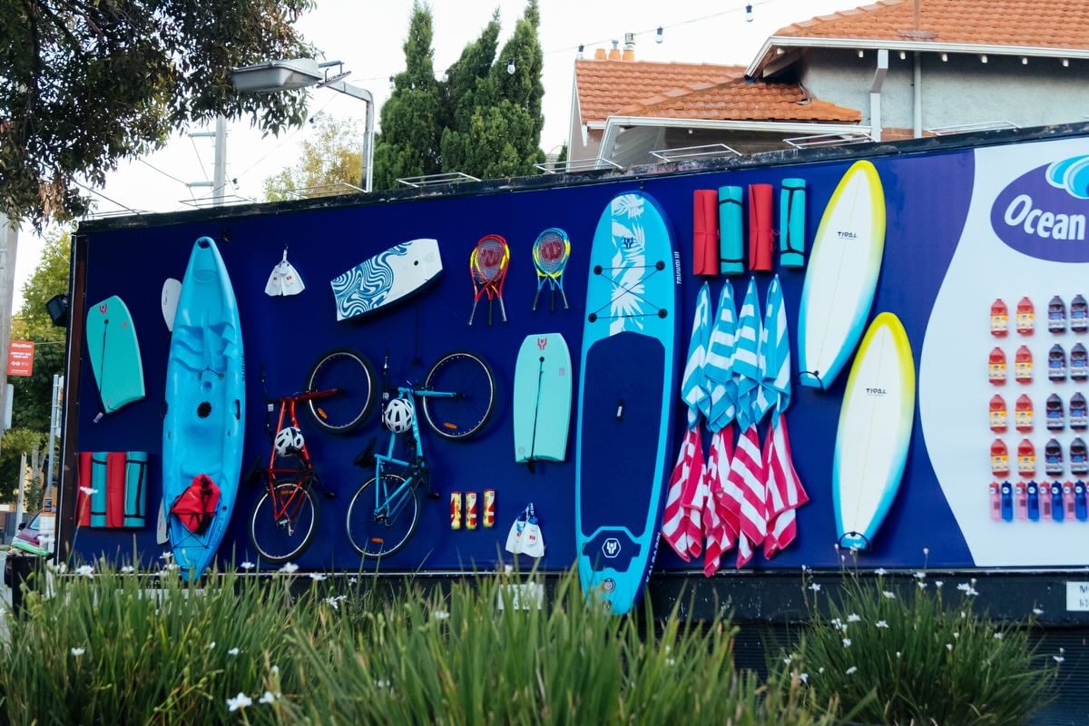 Full front view of the Ocean Spray 