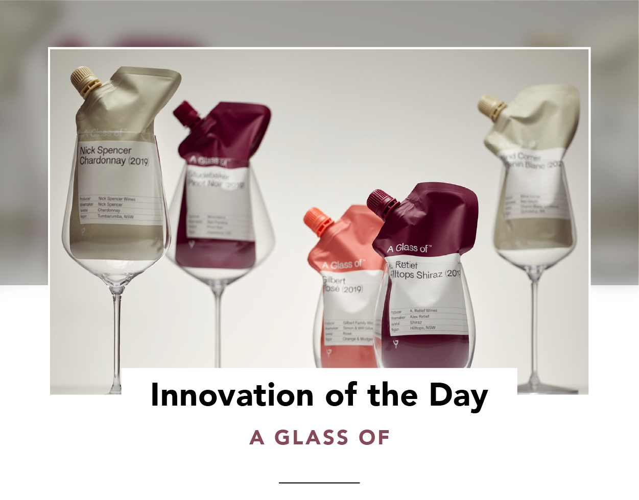 wine pouch with straw