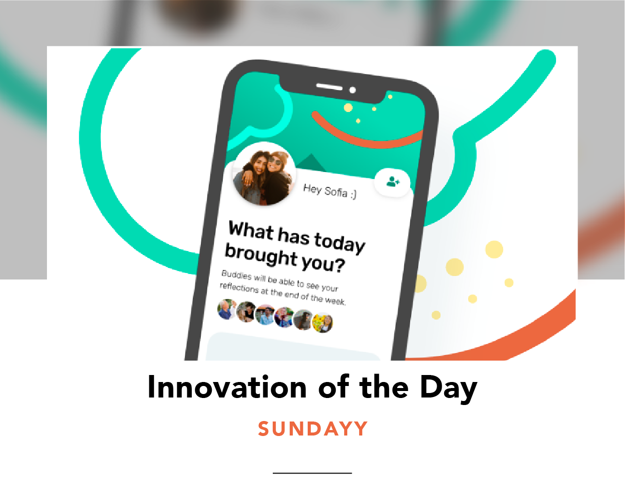 Sundayy app on a phone
