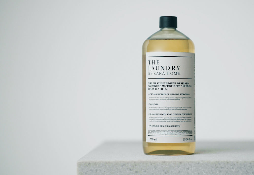 Zara's new laundry detergent reduces microfiber shedding by up to 80